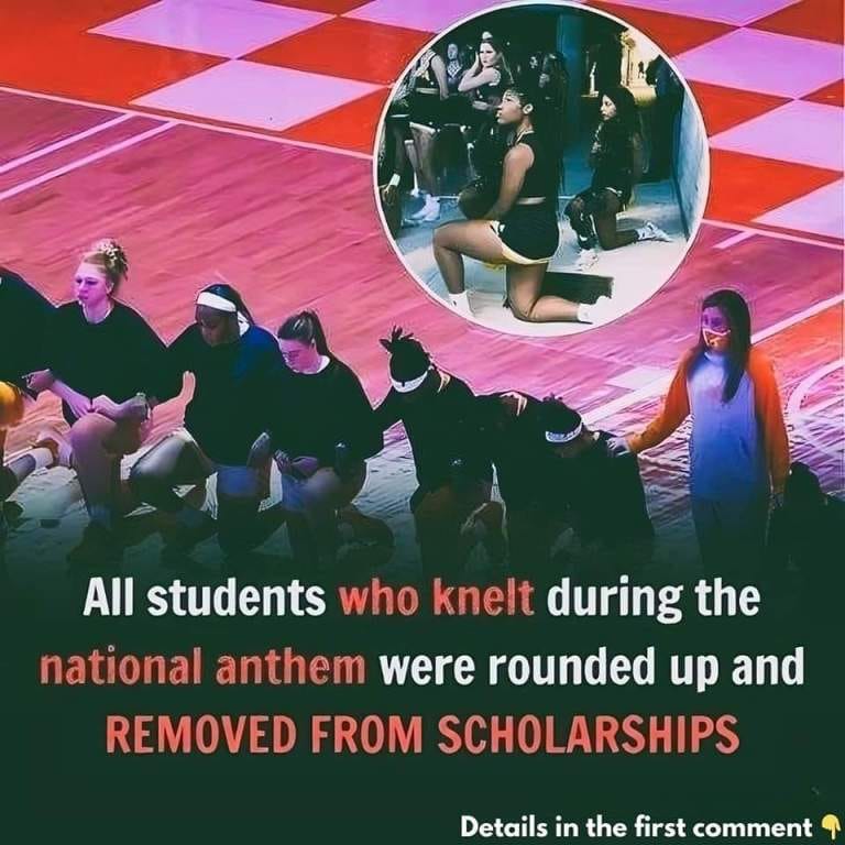 After kneeling during the national anthem, University of Texas students had their scholarships revoked.
