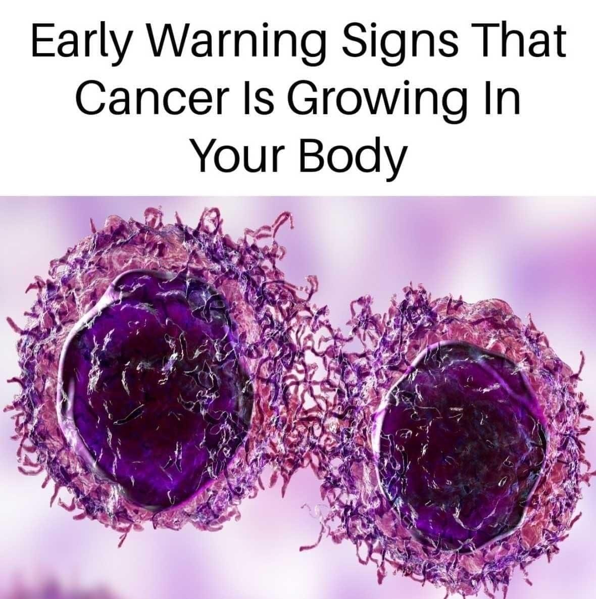 20 Cancer Signs People Ignore Until It’s Too Late