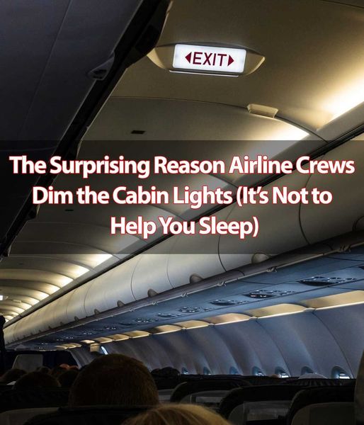 Why do Airline Crews Dim The Cabin Lights? (It’s Not to Help You Sleep)