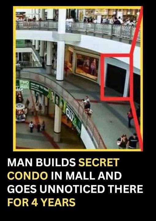 Man Builds Secret Condo in Mall And Lives There 4 Years Unnoticed