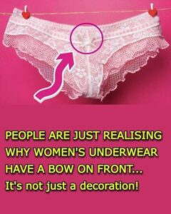 The Hidden Purpose Behind the Tiny Bow on Women’s Underwear